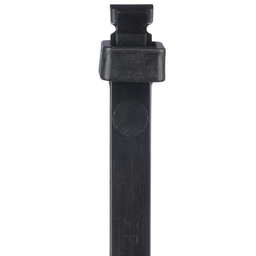 Sta-Strap® SST1.5M-M20 Sta-Strap Cable Tie, Black, PA6.6, 5.5"L, 18lb, PK1000