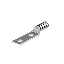 Pan-Lug™ LCC250-12W-X Comp. Lug, 250, Window, Tin Plt Copper, Strt, Two .5" Stud