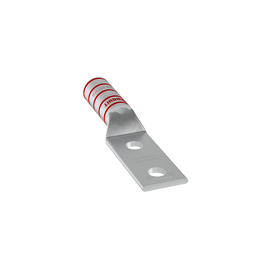 Pan-Lug™ LCCX300-12-6 Comp. Lug, Flex, 300, Tin Plt Copper, Strt, Two 1/2" Stud