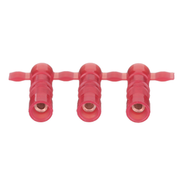 Pan-Term® BSN18-3K Butt Splice, Red, Nylon, 16-22 AWG, PK3000