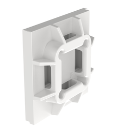 Super-Grip® SGABM30-A-C Super-Grip™ Mount, White, PA 6.6, Rubber Adh, 1.12x1.12"