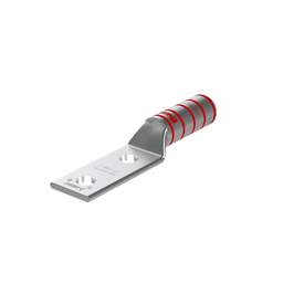Pan-Lug™ LCCX300-12-6 Comp. Lug, Flex, 300, Tin Plt Copper, Strt, Two 1/2" Stud