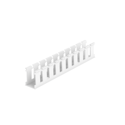 Panduct® NE1X1.5WH6 Wide Slot Duct, White, Hal-Free PPO, 1.62"x1.14", PK6