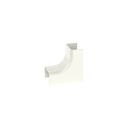 Surface Raceway, LDPH10 Power Rated Inside Corner, Off White