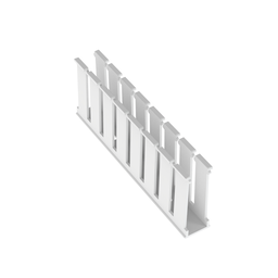 Panduct® NE1X3WH6 Wide Slot Duct, White, Hal-Free PPO, 3.06"x1.14", PK6