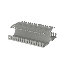 PanelMax™ DRD22LG6 DIN Rail Duct, Lt Gray, PVC, 2.12"x6.25", PK6