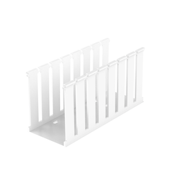 Panduct® NE3X4WH6 Wide Slot Duct, White, Hal-Free PPO, 4.06"x3.14", PK6