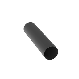 TV105-1.0C20Y Non-Shrink Tubing, Black, PVC, 1" Nom Dia., PK1