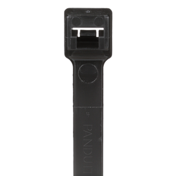 Pan-Ty® PLT13H-C0 Cable Tie, Black, UV PA6.6, 43.3"L, 175lb, PK100