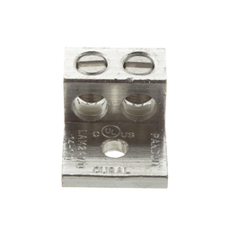 Pan-Lug™ LAM2A1/0-14-Q Al Mech,1/0,Tin Plt,1 hole,1/4" Stud,PK25