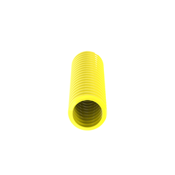 Corr. Loom Tubing Slit, .5" (12.7mm) X 100', Yellow,PK1