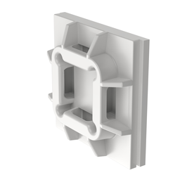 Super-Grip® SGABM30-A-C Super-Grip™ Mount, White, PA 6.6, Rubber Adh, 1.12x1.12"