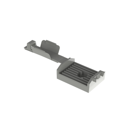 FCM1.2-S6-T14 Flat Cable Mount, Gray, PA 6.6, Screw, 1.37x1", PK200