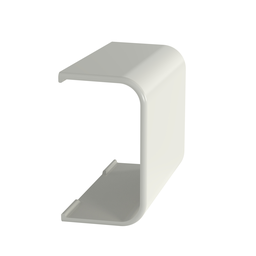 Surface Raceway, LD10 Coupler Fitting, Low Voltage, Off White