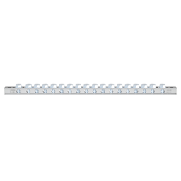 StructuredGround™ UGB2/0-414-18 Universal Grd Bar, Silver, Copper, Tin-Plated