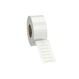 H050X034H1T-B Heatshrink, PO, White, Mil Grade, 10000 Lbls, TT, 0.34"x0.5"