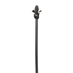 Pan-Ty® PLWP1.5S-D30 Wing Push Mount Tie, Black, High Heat PA6.6, 6.8"L, 50lb