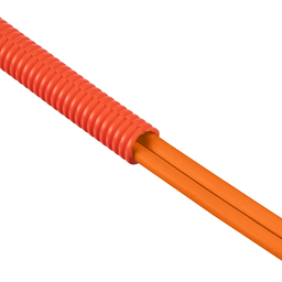Corr. Loom Tubing Solid, 1.25" (31.75mm) x 50', Orange,PK1