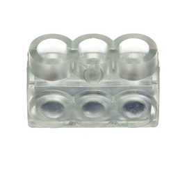 Pan-Lug™ PCSB2/0-3S-6Y Multi-Tap Mech Con, Single Sided, Tin Plt Al, PK6