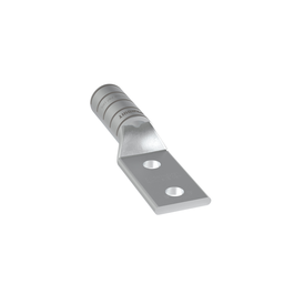 Pan-Lug™ LCCX450-12-6 Comp. Lug, Tin Plt Copper, Strt, Two 1/2" Stud, PK6