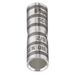 Pan-Lug™ SCS2/0-X Comp. Splice, 2/0, Tin-Plated Copper, PK10