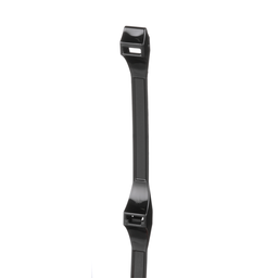 Pan-Ty® DHC1.12X1.75-D0 Cable Tie, Black, UV PA6.6, 11"L, 100lb, PK500
