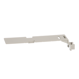 Panduct® FWR-C Wire Retainer, F and HN Duct, Dk Beige, PVC, 3.88" Duct H, PK100