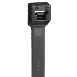 Pan-Ty® PLT13H-C0 Cable Tie, Black, UV PA6.6, 43.3"L, 175lb, PK100