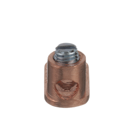 Pan-Lug™ ML4-CY Mech Con-Lugs, Copper, Strt, One 1/4" Stud, PK100