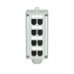 Mini-Com® 8-port DIN Rail Fiber Patch Panel