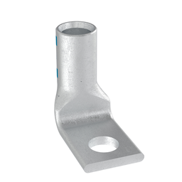 Pan-Lug™ LCAS4-14F-L Comp. Lug, 4, Tin Plt Copper, 90°, One 1/4" Stud, PK50