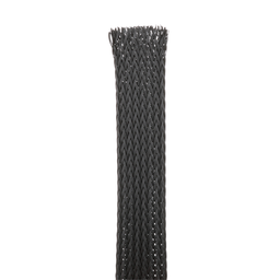 SE50PSC-CR0 Fray Resistant Sleeving, Black, PET, 0.5" Nom Dia., 100', PK1