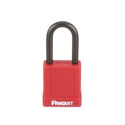 PSL-8 Short Shackle Padlock, Red, 1.58", PK1