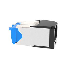 Mini-Com® UTP RJ45 Cat 6A TG Jack Module, Black