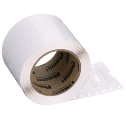 H050X025H1T Heatshrink, PO, White, Mil Grade, 2000 Lbls, 0.25"x0.5"