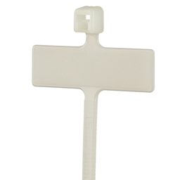 Pan-Ty® PLM2M-M Write-On Cable Tie, PA6.6, 8"L, 18lb, PK1000