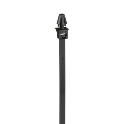 Pan-Ty® PLP2S-M0 Locking Push Mount Tie, Black, UV PA6.6, 7.9"L, 50lb, PK1000