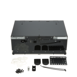Opticom® Rack Mount Enclosure, Black, 4 RU, 12 FAP/Cassette Slots