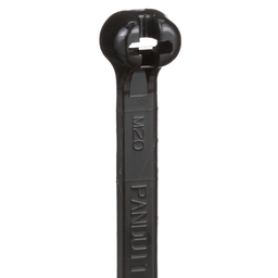 Dome-Top® BT6LH-L0 Barb Tie, Black, UV PA6.6, 21.2"L, 120lb, PK50