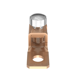 Pan-Lug™ CXS70-14-C Mech Con-Lugs, Fixed Tongue, Copper, Strt, One 1/4" Stud