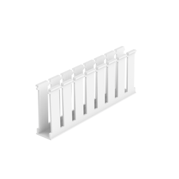 Panduct® NE1X3WH6 Wide Slot Duct, White, Hal-Free PPO, 3.06"x1.14", PK6