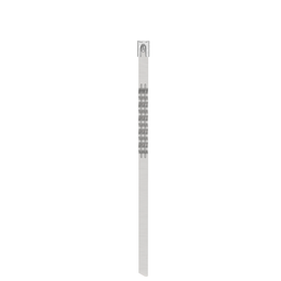Wave-Ty™ MLT6WH-LP Wave Cable Tie, SS 304, Heavy, 6" Dia., PK50
