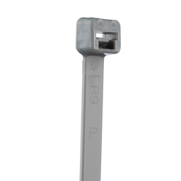 Pan-Ty® PLT2S-C8 Cable Tie, Gray, PA6.6, 7.4"L, 50lb, PK100