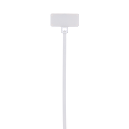 Pan-Ty® PLF1M-C Write-On Cable Tie, PA6.6, 4.3"L, 18lb, PK100