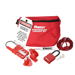 PSL-PK-EA Lockout Kit, Electrician, Red, PK1