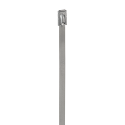 Pan-Steel® MLT2.7S-CP Cable Tie, SS 304, Standard, 2.7" Dia., PK100
