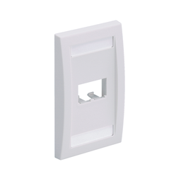 Mini-Com® Faceplate, 2 Port, White