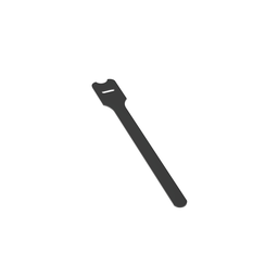 Tak-Ty® Hook and Loop Cable Loop Tie, Black