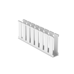 Panduct® NE1X3WH6 Wide Slot Duct, White, Hal-Free PPO, 3.06"x1.14", PK6