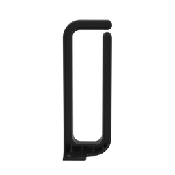 Open-Access™  Vertical D-Ring, 1 RU, Black